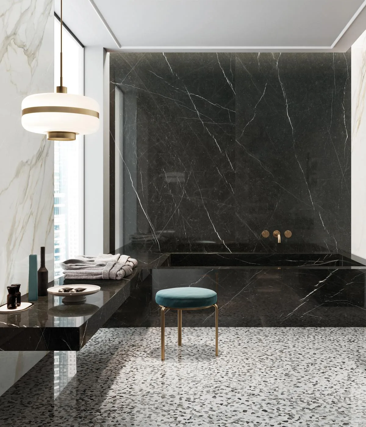 Nero Picasso Marble | Artistic Black & White