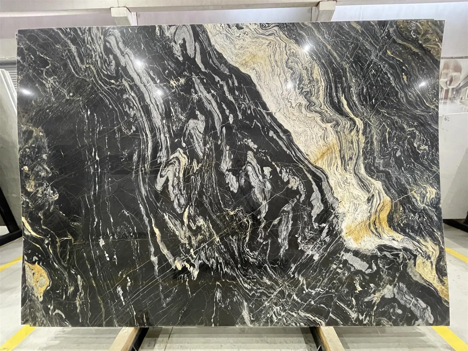 Nero Picasso Marble | Artistic Black & White