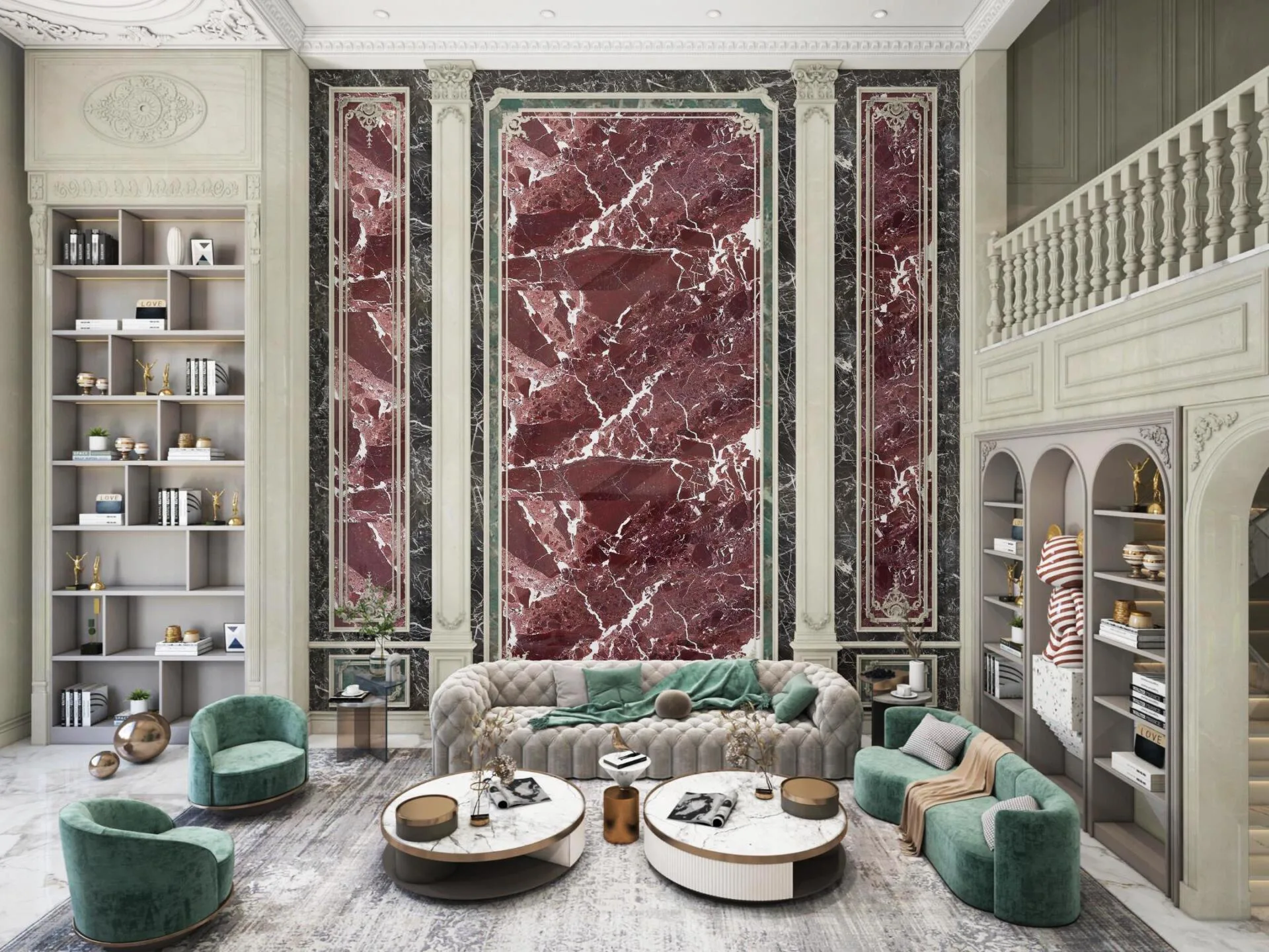 Elazığ Cherry Marble | Prestige Red Collection