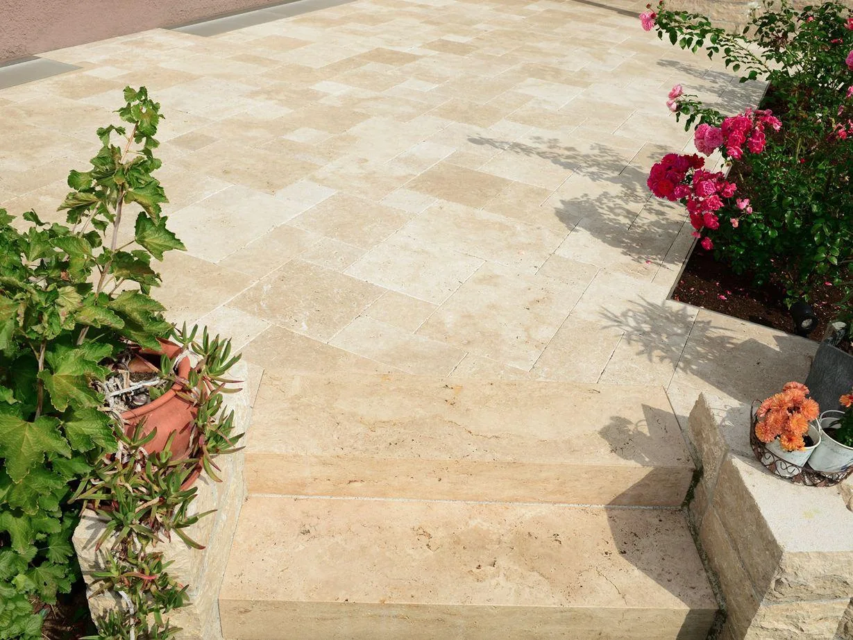 Tumbled Travertine