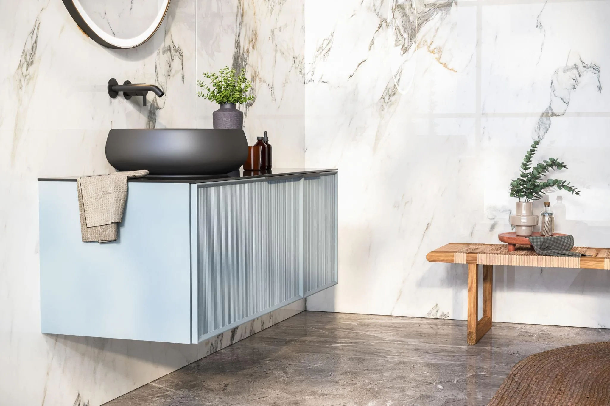 Baran Grey Marble | Contemporary Grey Luxury
