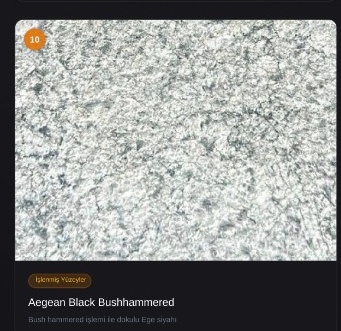Aegean Black Bushhammered