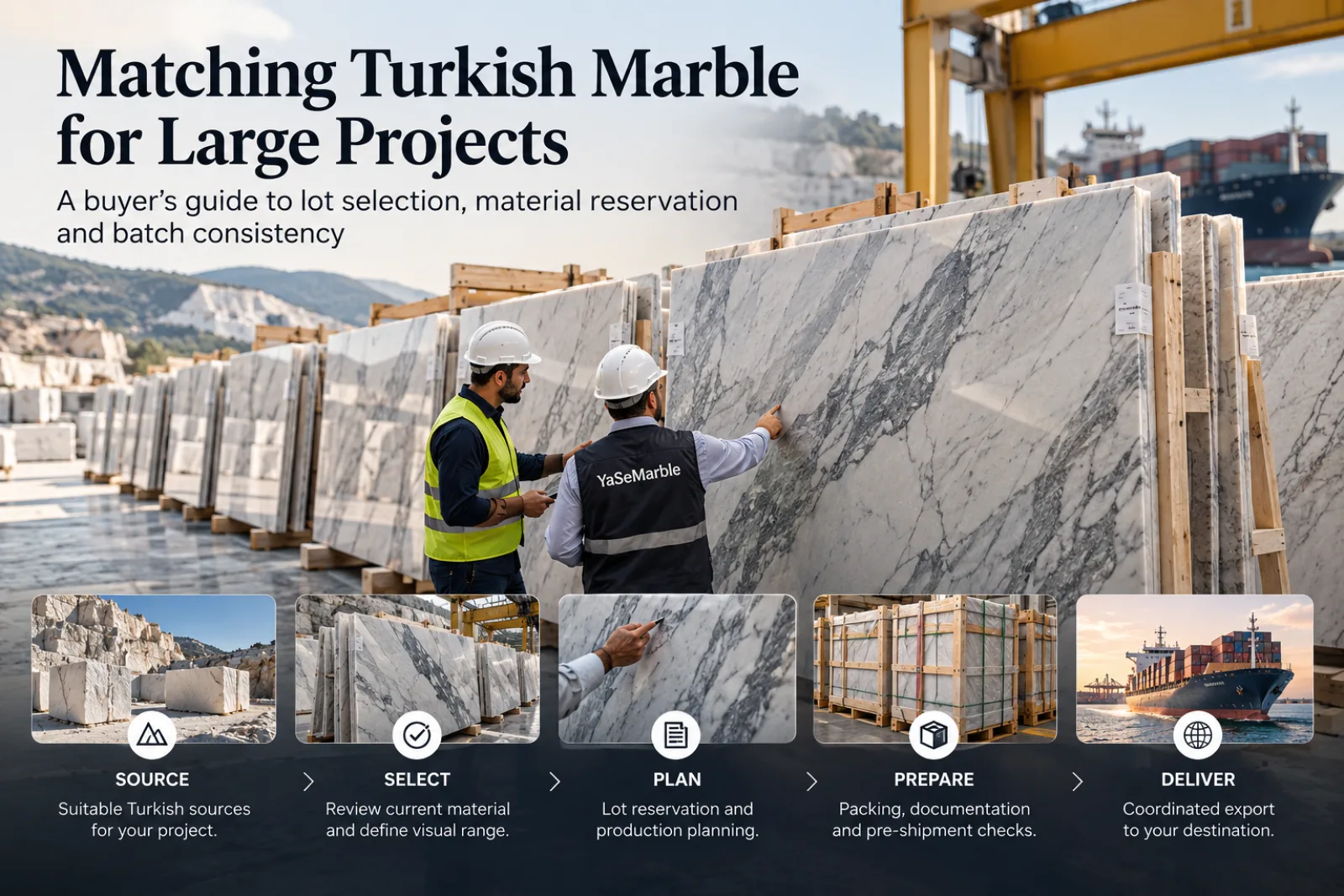 Büyük Projeler İçin Uyumlu Türk Mermeri Nasıl Temin Edilir?